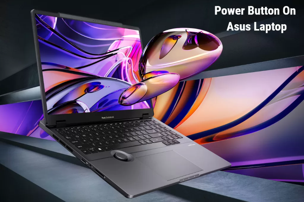 Where is the power button on Asus laptop?