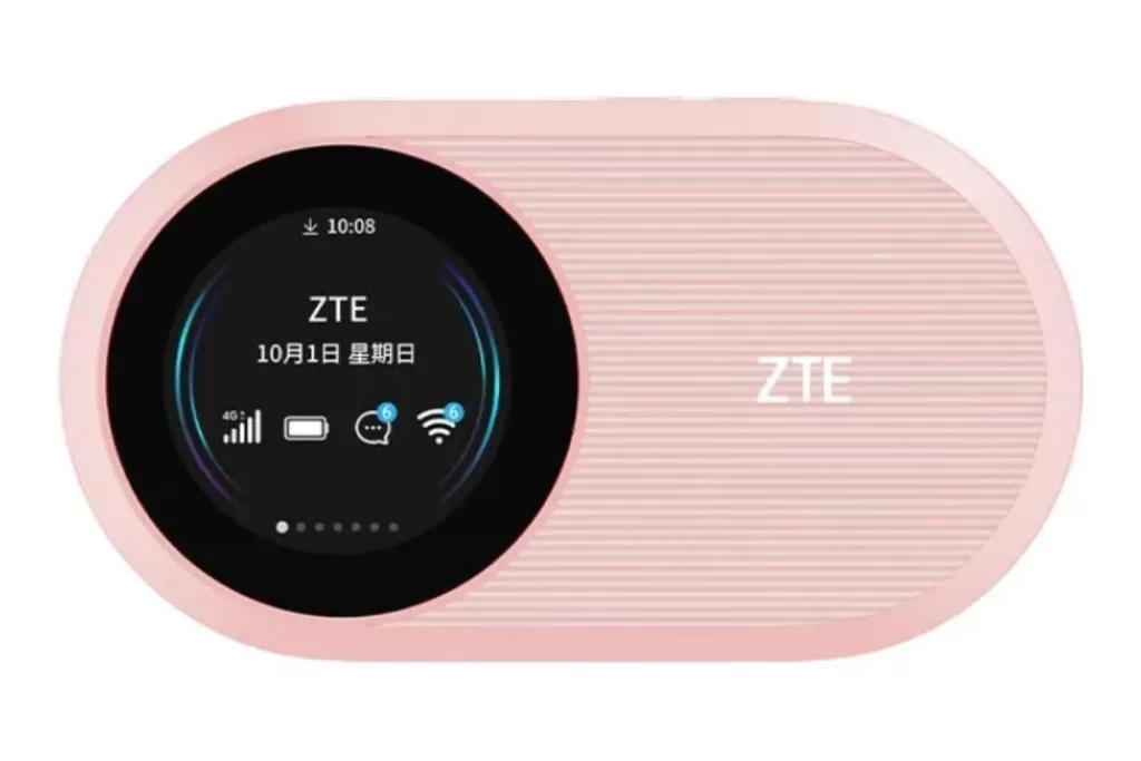ZTE launches U10S pro portable WiFi in pink, offers sleek design