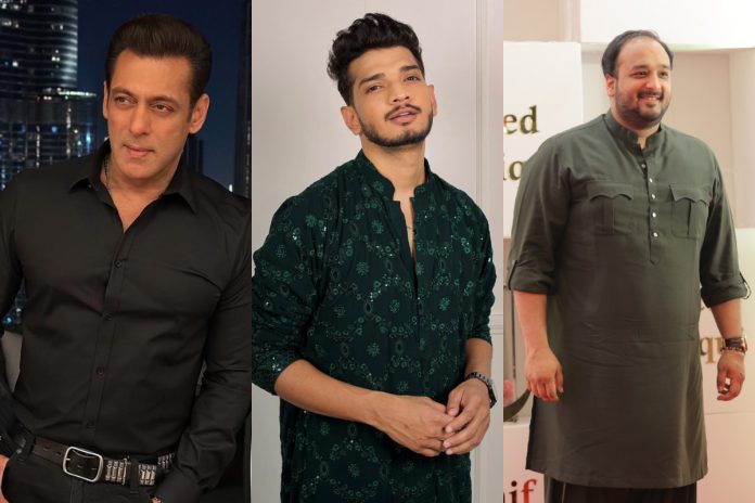 Salman Khan, Munawar Farooqui, Zeeshan Siddiqui