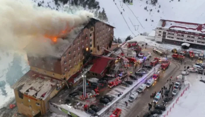 Tragic fire at Turkey ski resort hotel kills 66 lives, many injured