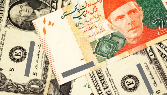 Pakistani rupee weakens against US dollar