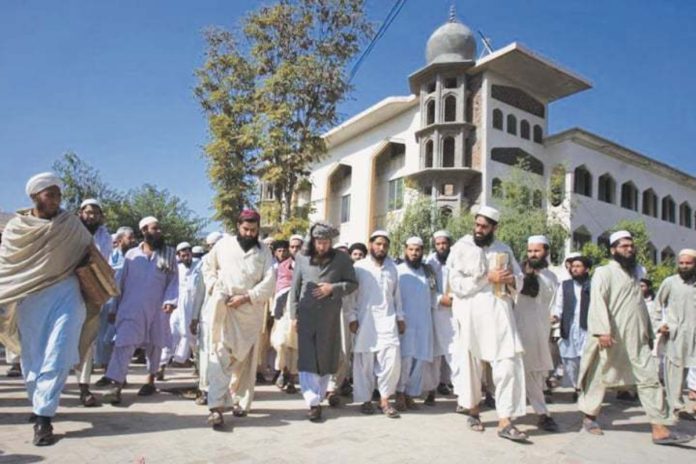 Deadly mosque attack in Akora Khattak: JUI-S chief among four killed