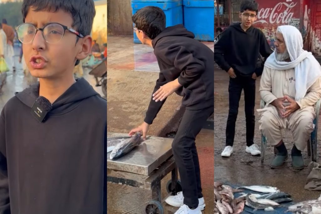 Young Karachi fishmonger goes viral on social media