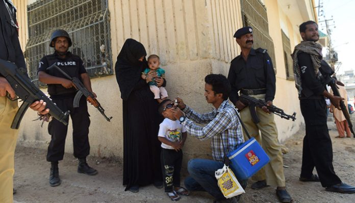 Policeman killed in KP as nationwide polio vaccination drive begins