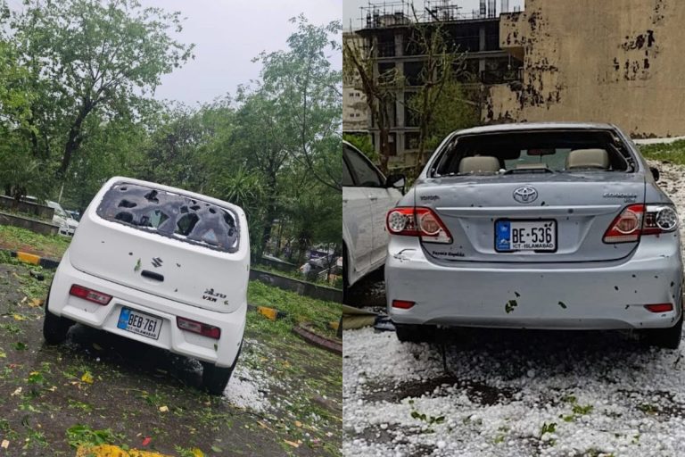 Car windshield, glass prices rise after hailstorm hits Islamabad