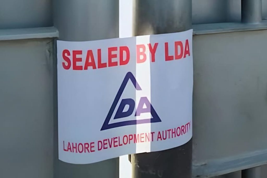 LDA seals 161 illegal commercial properties in Lahore