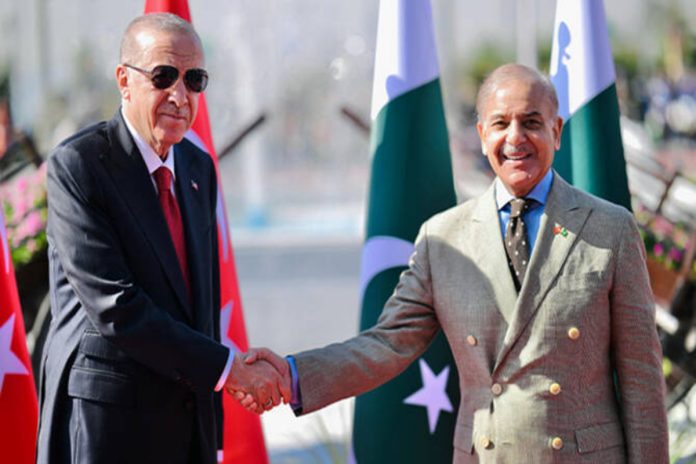 Erdogan and Shehbaz Sharif