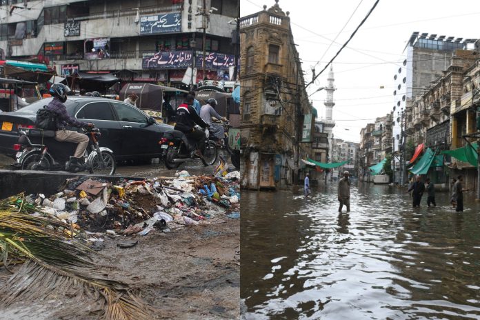 Karachi’s civic infrastructure collapses in first monsoon rain