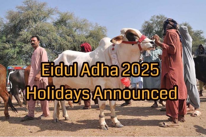 Govt announces Eidul Adha 2025 holidays starting June 5