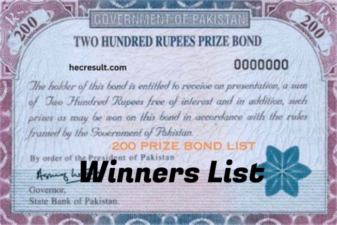 First, second winners of Rs200 prize bond draw June 2025 announced