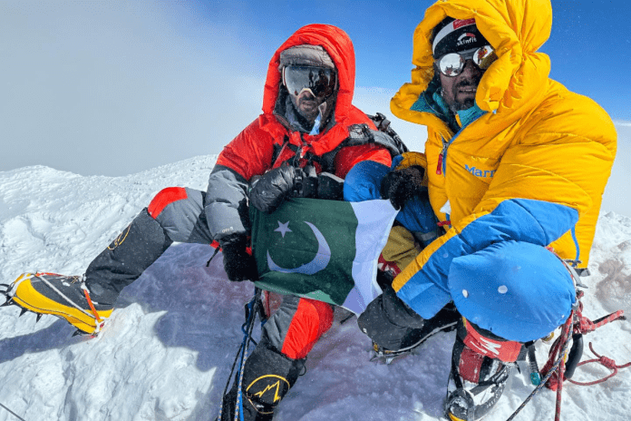 Shah Daulat makes history on Gasherbrum I without oxygen