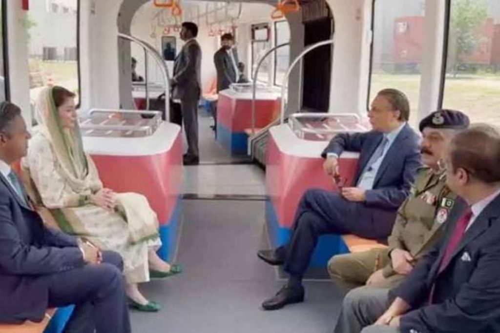 Pakistan’s first electric urban train launched in Lahore