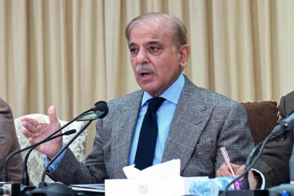 PM Shehbaz announces cabinet’s one-month salary to aid KP flood-hit families