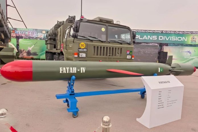Pakistan Army successfully test-Fires Fatah-4 cruise missile