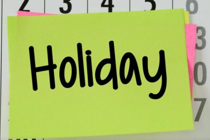 Public holiday announced for November 1