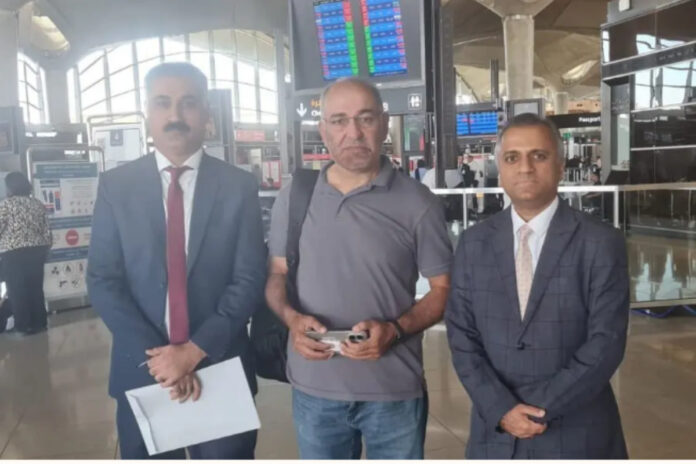 Mushtaq Ahmad lands in Islamabad after release from Israeli detention