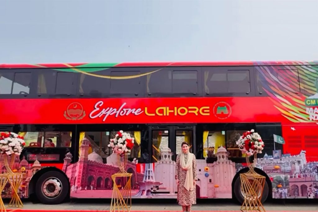 Punjab launches double-decker bus service for tourists from Lahore