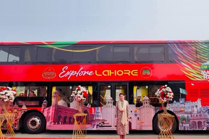 Punjab launches double-decker bus service for tourists from Lahore