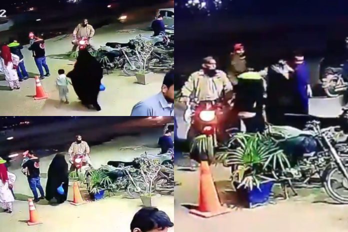 CCTV footage shows 3-year-old falling into open manhole in Karachi