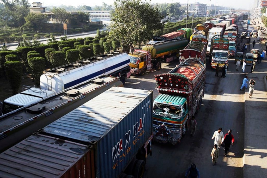 Karachi supply chain hit as goods transport strike continues