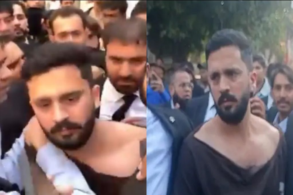 YouTuber Rajab Butt assaulted by lawyers at Karachi City Court