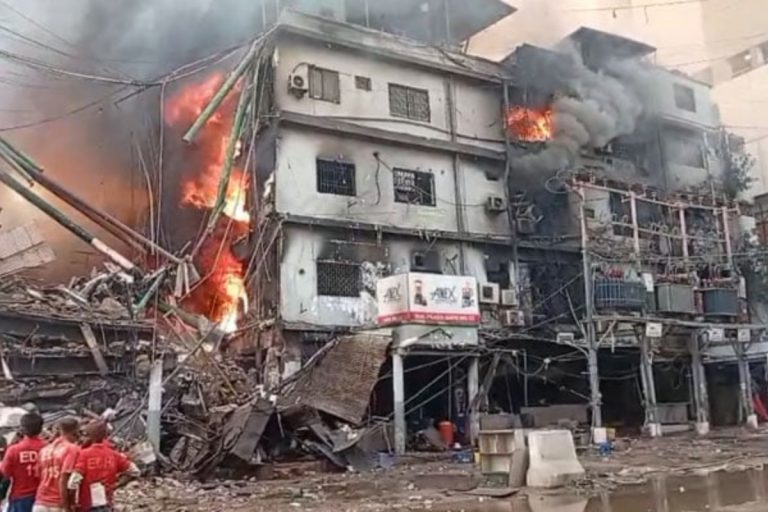 Gul Plaza fire: Four from same family feared trapped, missing