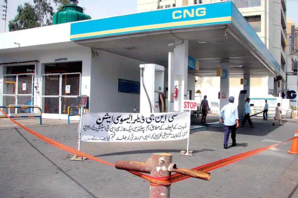 CNG stations closed across KP