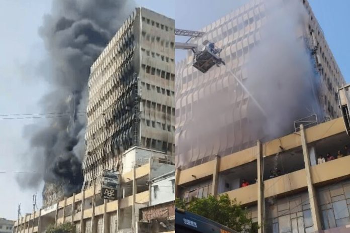Rimpa Plaza declared unsafe after Gul Plaza fire, 28 dead and 81 missing