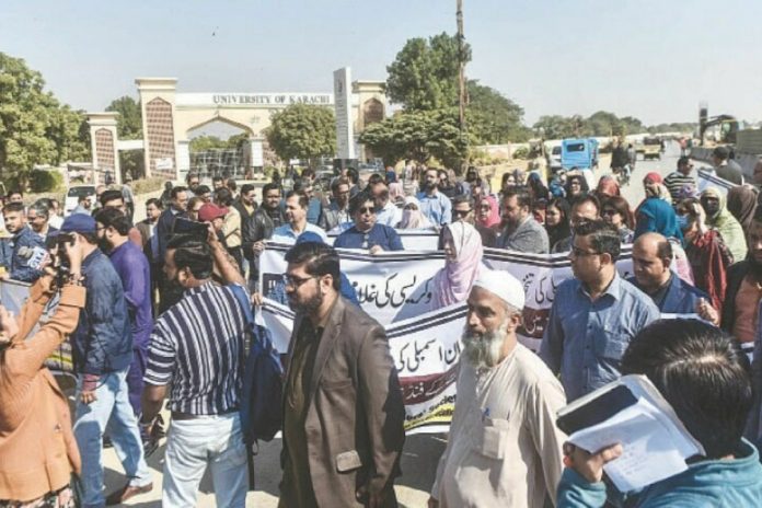 College teachers launch major protest across Sindh