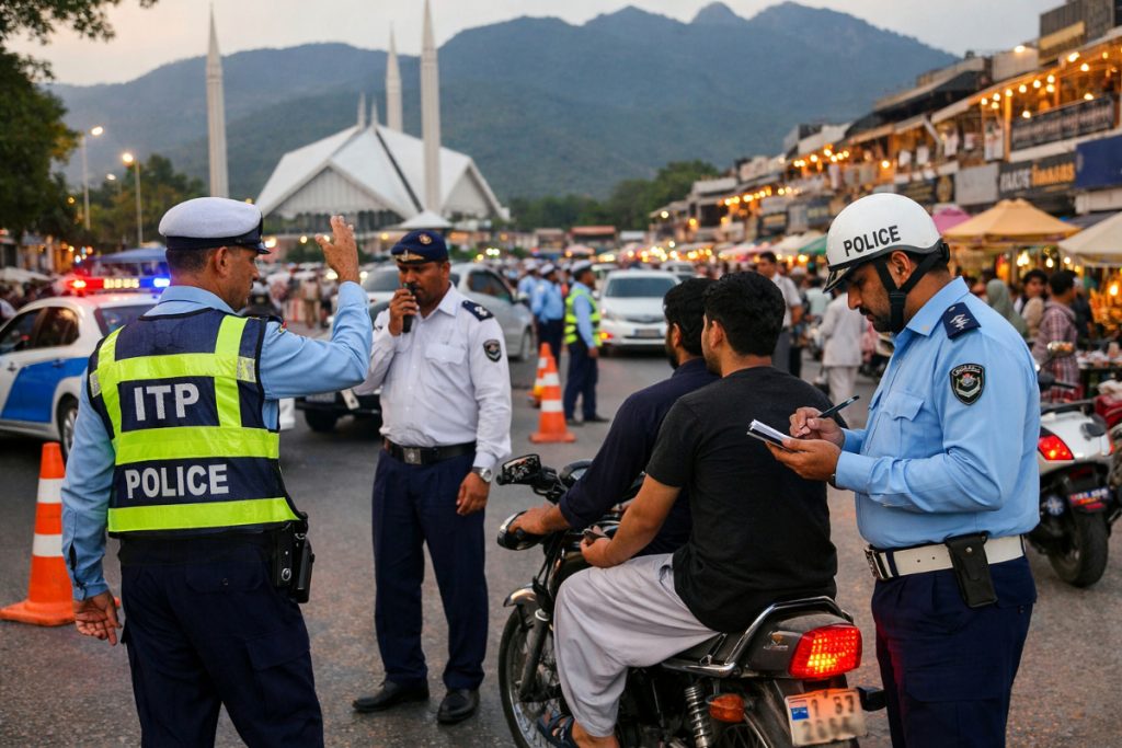 Islamabad Police announces traffic control plan for Eid ul Fitr 2026