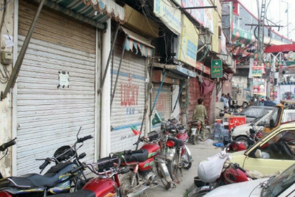Several markets in Rawalpindi forced to shut again on Monday