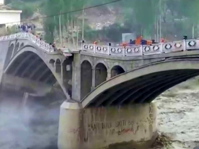Rs130 million bridge in Punjab collapses months after completion