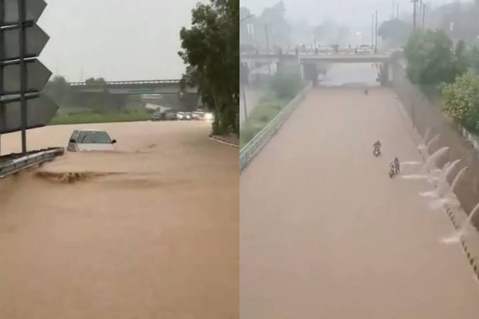 Heavy rain leaves highways under water in Islamabad, Rawalpindi