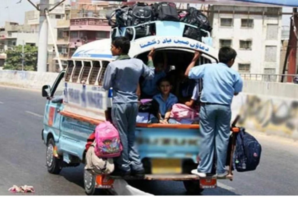 CNG, LPG banned in school vans across Karachi