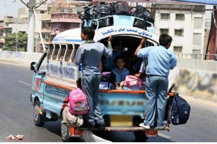 CNG, LPG banned in school vans across Karachi