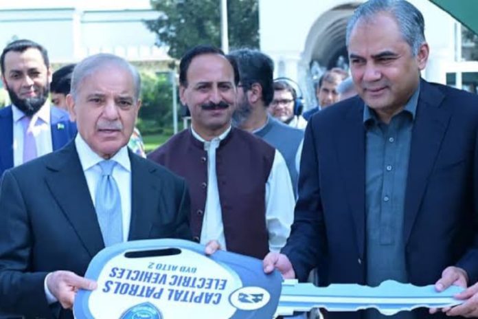 PM Shehbaz hands over 50 electric vehicles to Islamabad Police