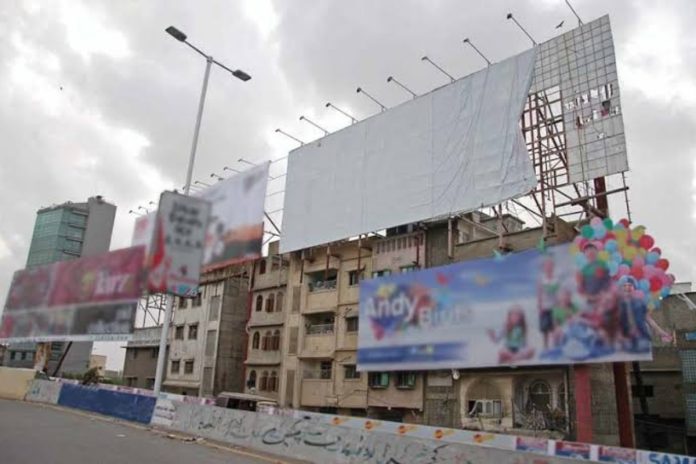 Karachi launches crackdown on illegal billboards, warns of Legal action